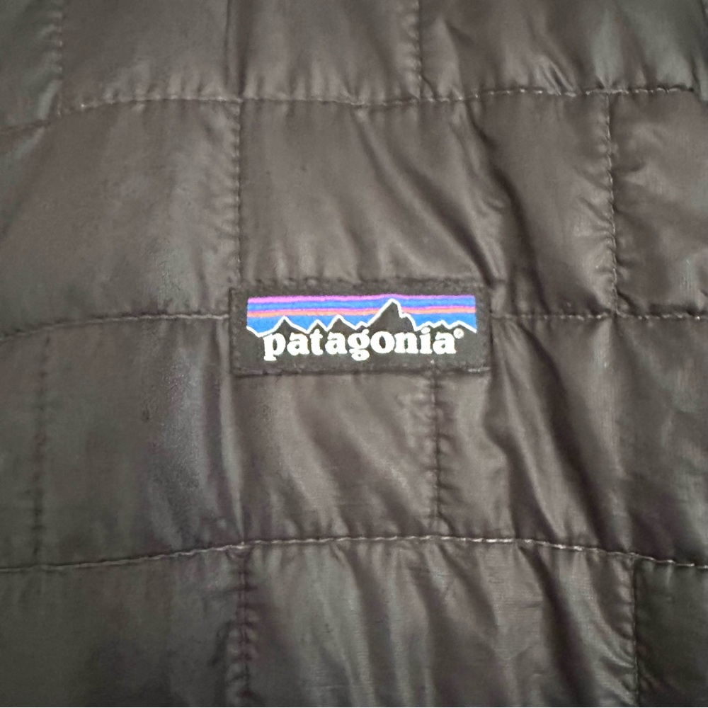 Patagonia Black Quilted Jacket – Nano Puffer, “The Librarian” Crew Worn - Picture 2 of 5